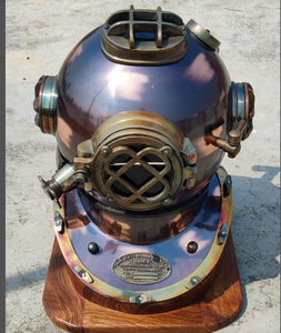 Casco de Buceo Antiguo de la Marina de los Estados Unidos, Hecho a Mano con Latón de Alta Calidad - Product Image 2