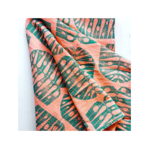 Pêche Orange Feuilles Qualité Corail GOLF Style Anneau Filé Coton GOTS Certifié Séchage Rapide Anti Pilling Serviettes De Cuisine Brodées - Product Image 1