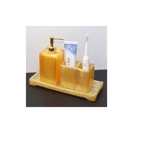 Salle de bain en résine et utilisation à la main pour accessoires de Offre Spéciale Accessoires de salle de bain de couleur blanche avec poli - Product Image 6