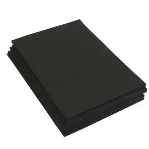 Nhà Máy Bán buôn thân thiện với môi bảng giấy màu đen 300gsm bảng giấy màu đen 787*1092mm, 889*1194mm,700*1000mm để đóng gói