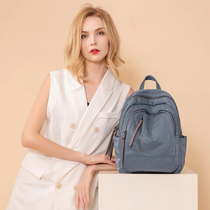 Nueva Mochila Impermeable Antirrobo con Cierre de Cremallera, Asa Suave, Forro de Poliéster, Diseño Ligero de Nailon - Product Image 5