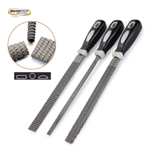 Kit de 3 limes à bois professionnelles de type Bastard, essentiel pour la réparation de meubles, ensemble de râpes à bois - Product Image 3