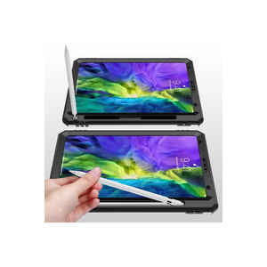 Coque arrière de protection rouge Netzy 2022 Vega Series pour iPad Pro 11 M2, étui de tablette compatible, durable en TPU, PU, PC, cuir PU pour enfants - Product Image 3