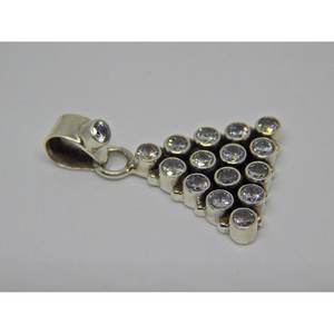 จี้เงินห้อยเพทายจี้925เงินสเตอร์ลิงจี้เพทายสีโรสโกลด์เครื่องประดับสำหรับเด็กผู้หญิงและผู้หญิงของขวัญ - Product Image 2