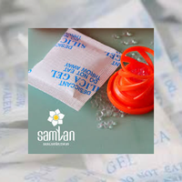 Agent déshydratant en gel de silice SiO2 haute pureté 99,8% Marque SAM LAN Service OEM Emballage personnalisé Certifié ISO 100000kg/mo