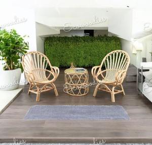 Ensemble de trois chaises d'extérieur en rotin et osier Ensemble de table chaise de jardin, de balcon et de terrasse pour la maison, le salon et l'extérieur de l'hôtel - Product Image 6