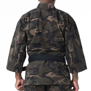 Uniformes de Karate de Alta Calidad 100% Algodón para Entrenamiento de Artes Marciales, Duraderos, Transpirables y Ligeros con Diseño de Logotipo Frontal - Product Image 2