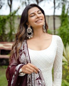 ชุดเดรสอานาร์กาลีแบบดีไซเนอร์ ชุดสلوار คามีซอินเดีย-ปากีสถาน ชุดราตรีงานแต่งงาน - Product Image 2