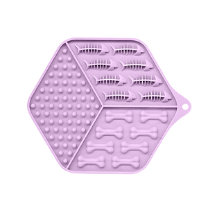 Piatto in silicone testurizzato per alimenti umidi, resistente e facile da pulire - Product Image 5