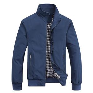 Venta al por mayor de moda logotipo personalizado chaqueta de trabajo unisex hombres Casual liso poliéster a prueba de viento, - Product Image 5