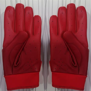 Gants de frappe de baseball en cuir pour hommes, entièrement enveloppants, avec logo personnalisé, pour baseball et softball, vente en gros - Product Image 5