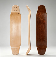 Planche de longboard de danse personnalisée en érable russe 9 plis, vente en gros, planche de skate vierge professionnelle pour adultes, logo OEM
