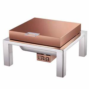 WindGuard Fold Away Chafing Dish Frame Copper Vein warmer buffet inox food - Product Image 3