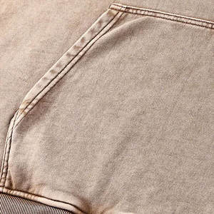 Sudadera de estilo 2025, venta al por mayor, sudaderas con capucha de lavado ácido para hombre, Sudadera con capucha de lavado ácido con logotipo personalizado lavado Retro para hombre - Product Image 6