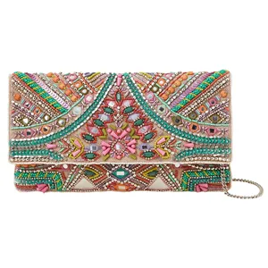 Nouvelle collection de sacs à main en bandoulière bohème indiens, tendance, faits à la main, pour femmes, avec des perles, par HAND MADE CRAFT - Product Image 1