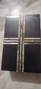 Marco DE FOTOS personalizable marrón brillo natural Cuerno y hueso incrustaciones, resina de hueso con borde de mosaico de cuerno falso marcos de fotos de madera - Product Image 5