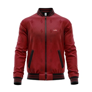 Best Selling Men Varsity <b>Jacket</b> with <b>Thick</b> <b>Fleece</b> Lining, Winter Casual Style, High Quality Polyester, OEM Wholesale Supply - Product Image 1