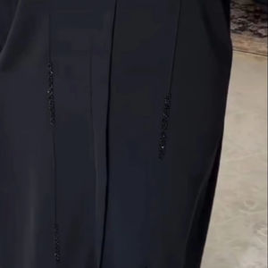 ชุดเดรสผ้าโปร่งลายปักด้านหน้าของผู้หญิงชุดเดรสแบบดั้งเดิมของดูไบผ้าระบายอากาศได้ดี - Product Image 1