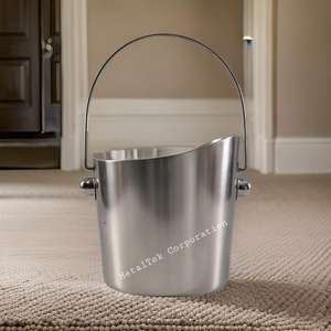 Wine Chiller Metal <b>Ice</b> <b>Bucket</b> Manufacturer Wholesale Price High Quality Stainless Steel Champagne Beer Beverage Barware <b>Buckets</b> - Product Image 4