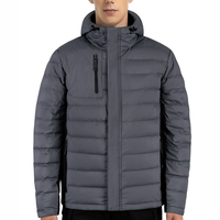 Veste d'hiver pour homme de qualité supérieure, nouvelle mode, vente en gros, col montant, manches longues, personnalisable, matelassée, réversible