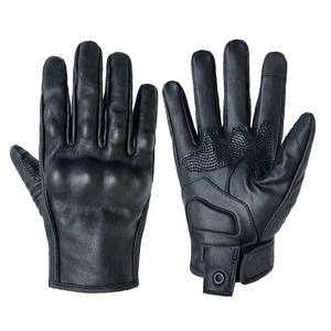 Gants de course de moto avec impression de logo personnalisé, cuir léger de haute qualité, nouveau design pour l'été - Product Image 2