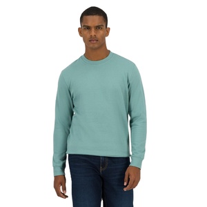 Sweat-shirt en molleton à col rond personnalisé 100% coton Épais GSM Sérigraphie Teint uni pour hommes en hiver - Product Image 4