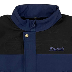 Gilet d'extérieur softshell, durable, bleu, sans manches, logo personnalisé, veste utilitaire d'hiver, marque privée, gilets de chasse - Product Image 3