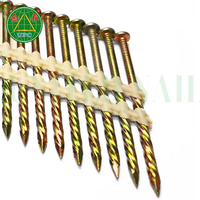 Clous assemblés 2-3/8 "x 0.113 5000pcs clous à bande en plastique à 21 degrés encadrant le clou avec le type de tige de vis, fabriqué au Vietnam