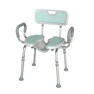 Sedia da <span class=keywords><strong>Doccia</strong></span> con Scanalatura Brevettata ZS Care, Facile da Pulire, <span class=keywords><strong>Sedile</strong></span> a U per Anziani e Disabili - Product Image 6