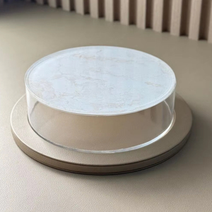 Caja de chocolate acrílica hecha a mano de lujo con tapa con incrustaciones de perlas para uso de regalo de decoración de Ramadán, Eid y fiesta - Product Image 2