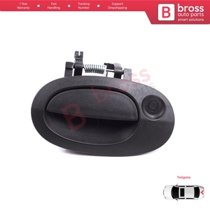 Poignée d'ouverture de porte extérieure de hayon arrière BDP1557 noire pour Kangoo KC Express FC Kubistar MK1 X76 8200153666 - Product Image 3