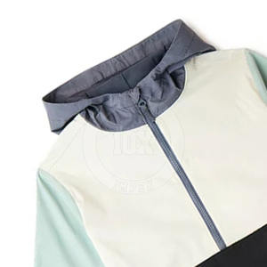 For Online Sale Wholesale Unisex <b>Zip</b>-Up Two Piece Windbreaker <b>Shorts</b> Set Custom Color 100% Polyester - Product Image 3