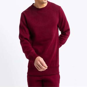 เสื้อกันหนาวลำลองพิมพ์ลายน้ำหนักเบาของผู้ชายชุด2ชิ้นชุดวิ่งโลโก้คอกลมแบบออกแบบได้เองสำหรับฤดูหนาว - Product Image 2