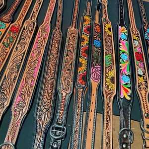 Best Quality Leather Dog Collar with Stainless Steel Fittings Durable & Stylish - Product Image 2