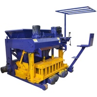 Machine à fabriquer des blocs creux en béton hydraulique mobile QMY6-25, moteur haute efficacité, fonctionnement automatique pour Dubaï, Arabie Saoudite