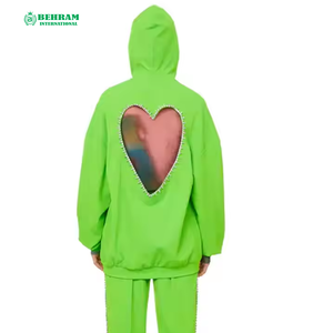 Sudaderas con Capucha Personalizadas para Hombre, Talla Grande, 100% Algodón, Bordado, Sudadera con Cierre para Invierno - Product Image 6