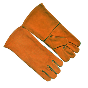 Wholesale XL Size Customized Anti-Slip Leather Working <b>Gloves</b> <b>Finger</b> Protective Safety <b>Gloves</b> for Welding Application - Product Image 3
