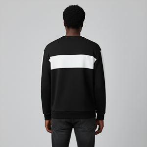 Sudadera de Invierno para Hombre, 100% Algodón, Estilo Oversize, Lavado a la Piedra, Dos Tonos, con Logotipo Bordado Personalizado, Estilo Hip Hop Básico, Gran Venta - Product Image 5