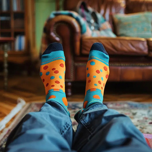 Chaussettes de confort écologiques au design unique fabriquées au Bangladesh Fournisseur en gros de chaussettes durables de qualité pour tous - Product Image 6