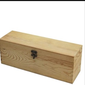 กล่องไม้ใส่ไวน์แบบยังไม่เสร็จพร้อมฝาปิดฝาพนังของขวัญของที่ระลึกขนาดเล็กและขนาดใหญ่ออกแบบได้ตามต้องการ - Product Image 2