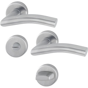 Juego de Accesorios para Chimenea Antwerp Rosette E1402Z/42KV/42KVS de Acero Inoxidable F69 Redondo SK/OL DIN Izquierda/Derecha D/D HOPPE - Product Image 1