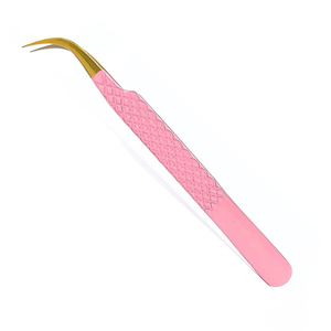 Pinzas para Pestañas de Acero Inoxidable Nano Grip, Reutilizables, Duraderas, de Precisión, Color Rosa, para Volumen y Aislamiento, con Logotipo Personalizado, Venta al Por Mayor OEM - Product Image 5
