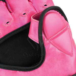 Guantes de cuero de medio dedo para gimnasio, entrenamiento físico, protección UV ligera ecológica, incluye levantamiento de pesas protector - Product Image 3