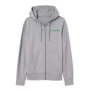 Sudaderas con Cremallera para Hombre, 100% Algodón Francés, Venta al Por Mayor, Estilo Urbano, Impresión Personalizada, Transpirables, de Secado Rápido - Product Image 2