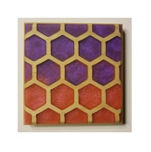 Wholesale Resin honeycomb Look Tea Coffee Wine Coaster For kitchen & tabletop <b>Table</b> <b>Decoration</b> & <b>Accessories</b> Mats - Product Image 5