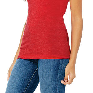 Venta al por mayor de camisetas ecológicas de moda para mujer Diseño personalizado Impresión Tallas grandes Cómodo Casual Slim Fit - Product Image 6