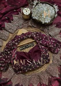 Sari en soie Crush Dola élégant de créateur, tissu doux, vêtement traditionnel indien pour les fêtes, vente en gros pour les vêtements indiens et pakistanais - Product Image 6