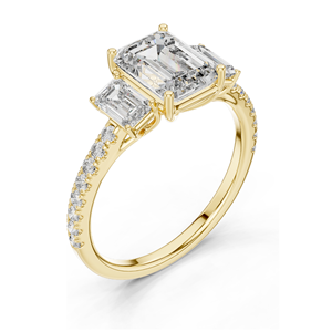 Anillo de Diamante de Laboratorio Redondo Brillante de 2.542 CT para Mujer, Claridad VVSVS EF, Diamante de Laboratorio CVD, Oro de 18K, 14K, 10K y Plata 925 - Product Image 4