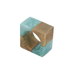 <b>Wooden</b> and Resin <b>Napkin</b> <b>Ring</b> Dining Table Decorative Wood <b>Napkin</b> <b>Ring</b> & Kitchen Accessories Wood <b>Napkin</b> - Product Image 3