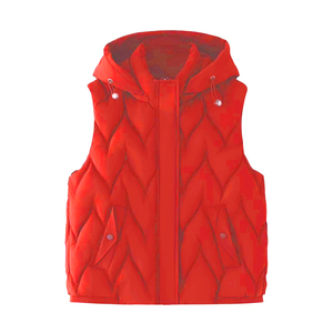 Ropa formal Uso Mejor venta Invierno Calentador de cuerpo Mujeres Abajo Chalecos Casual Ecuestre Puffer Chaleco Chaquetas - Product Image 1
